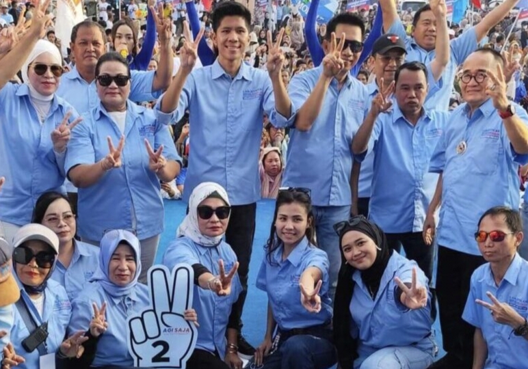 Kampanye Terbuka di Jambu, AGI-SAJA Dapat Wejangan dari Nadalsyah Koyem