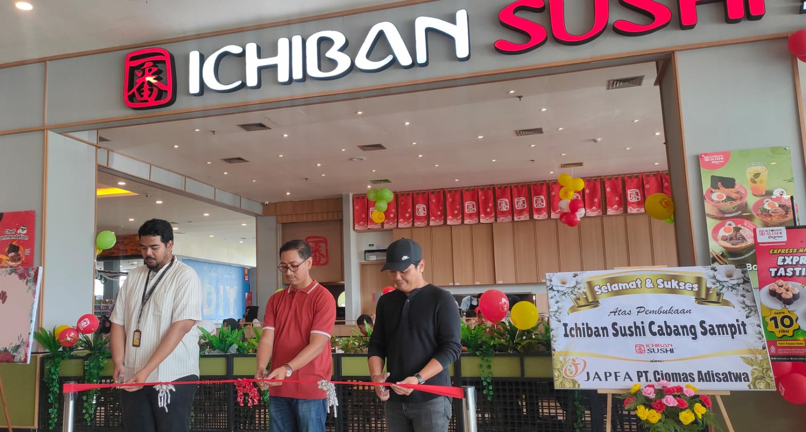 Ichiban Sushi Sajikan Menu Beragam Makanan Khas Jepang di Sampit