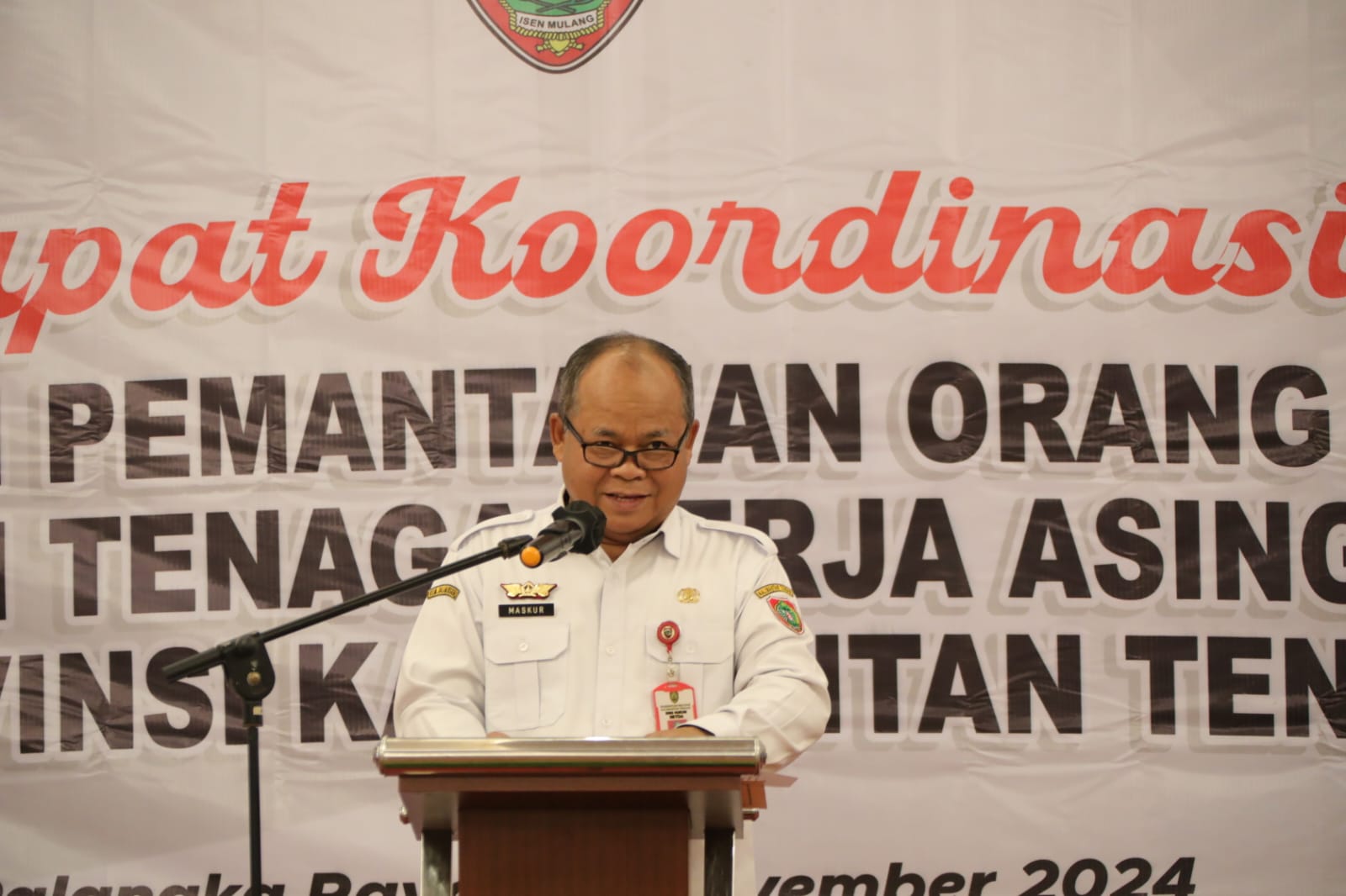 Pemprov Perkuat Pengawasan Orang Asing di Kalteng