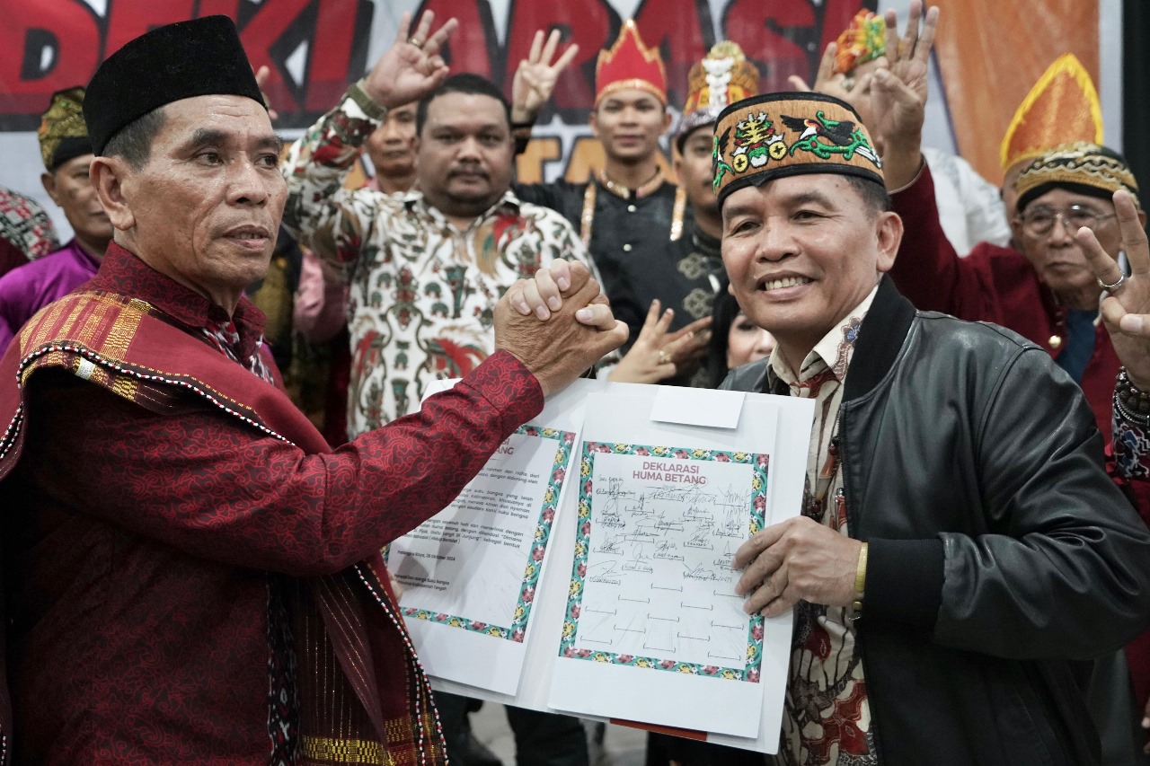 Didukung Warga Lintas Adat, Agustiar Sabran Sosok Pemimpin Sayang Rakyat