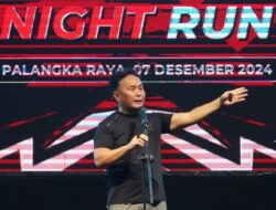 Gubernur Sugianto Sabran: Kegiatan Sabrun Night Run Berikan Efek Positif Terhadap Pembangunan dan UMKM Kalteng