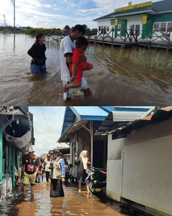 Banjir Palangka Raya Rendam 17 Kelurahan