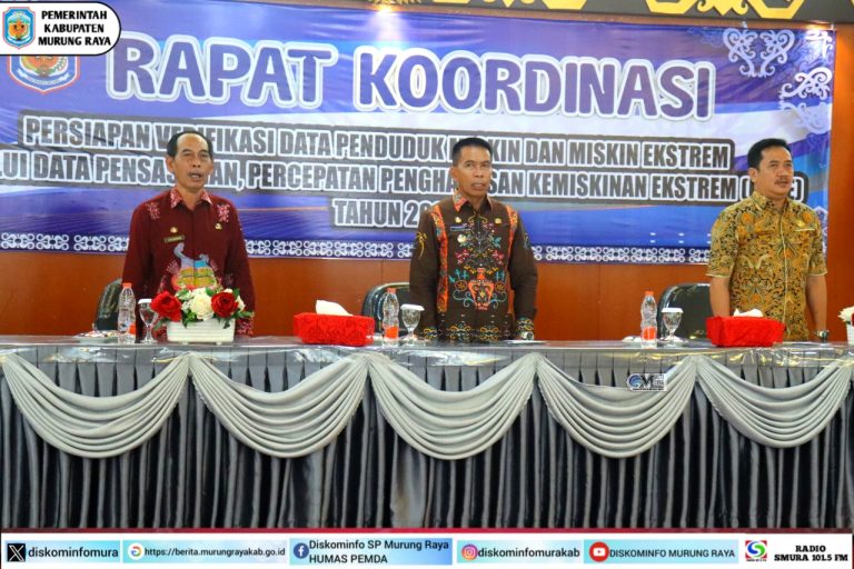 Pj Bupati Mura Buka Rakor Persiapan Verifikasi Data P3KE Mura