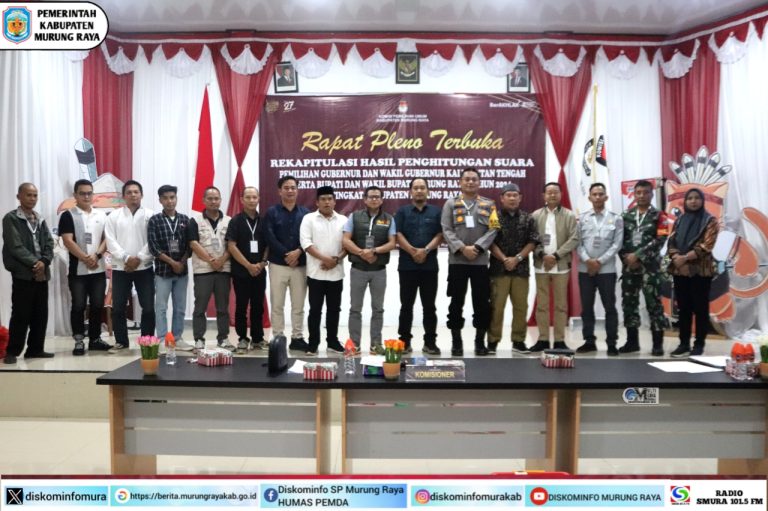 KPU Murung Raya Gelar Rapat Pleno Terbuka