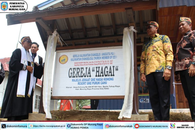 Pj Bupati Mura Hadiri Peresmian Gedung Gereja di Kecamatan Batura