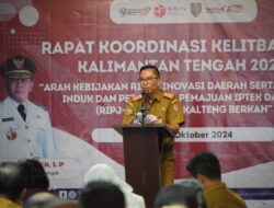 Kepala Bappedalitbang Prov Kalteng Buka Rakor Kelitbangan Se-Kalteng