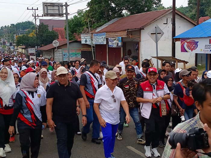 Kadisbun Kalteng Ikuti Jalan Sehat Berkah dan Pasar Murah di Tamiang Layang