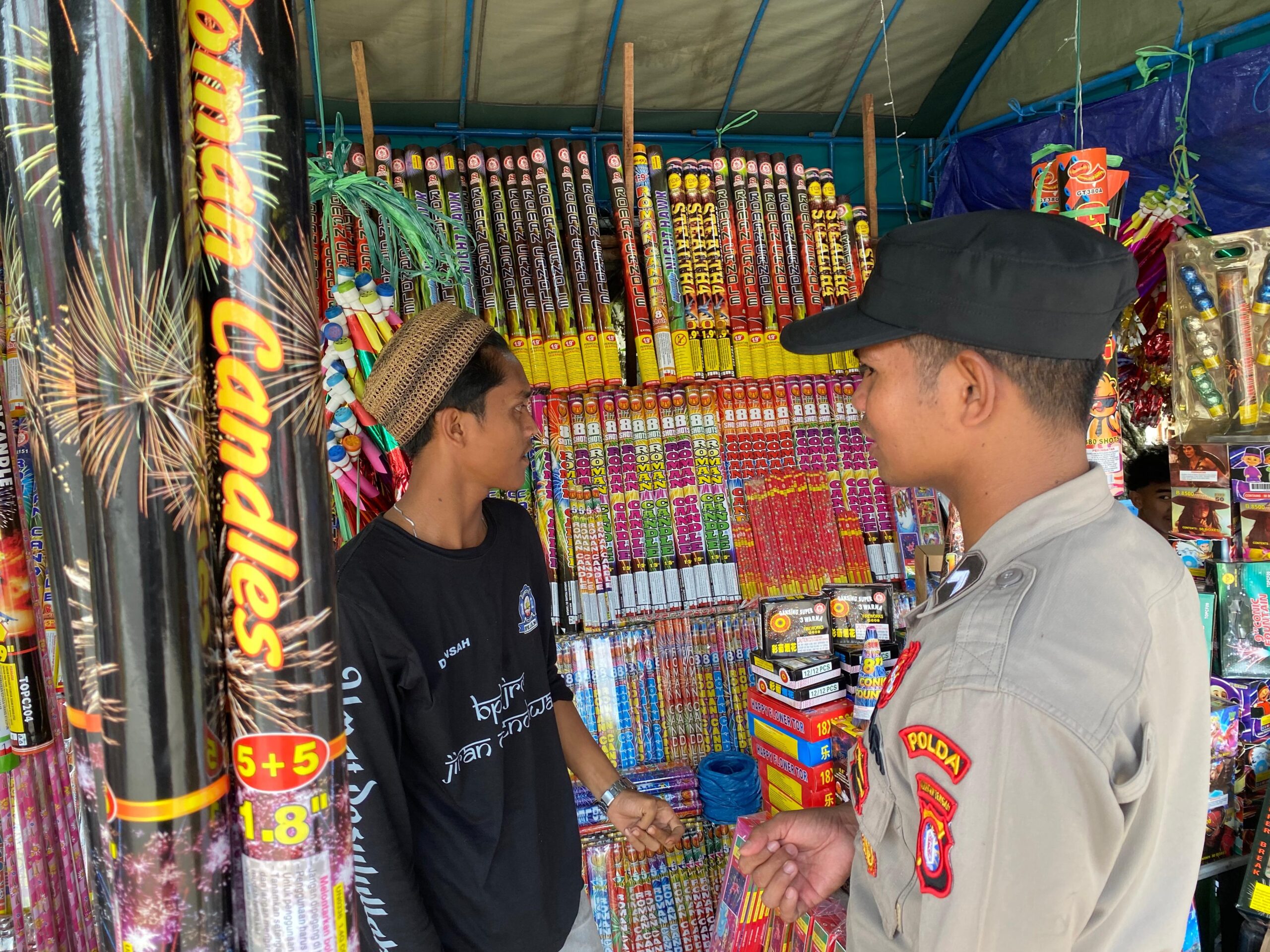 Polda Kalteng Imbau Pedagang Kembang Api Tidak Jual Petasan