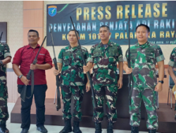 Warga Gumas Serahkan 6 Senpi Rakitan