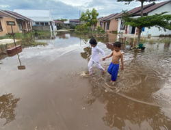 Intensitas Hujan Tinggi, Genangan Air Meluas di Palangka Raya