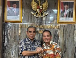 Gubernur Terpilih Kalteng Agustiar Sabran Bertemu Ketua MPR RI Ahmad Muzani