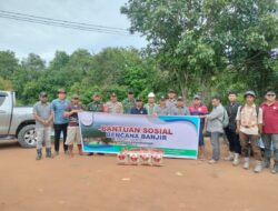 PT BGA Salurkan Bantuan 542 Sak Beras Kepada Warga Terdampak Banjir di Kotawaringin Lama 