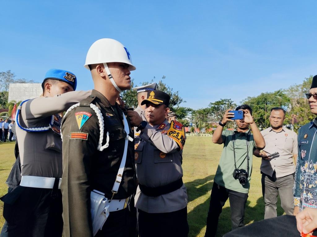 Ratusan Personel Gabungan Siap Amankan Nataru di Kotim