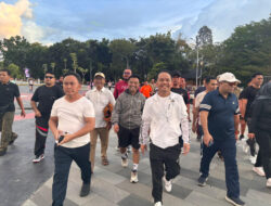 Gubernur Kalteng dan Agustiar Jogging Bersama Masyarakat Palangka Raya