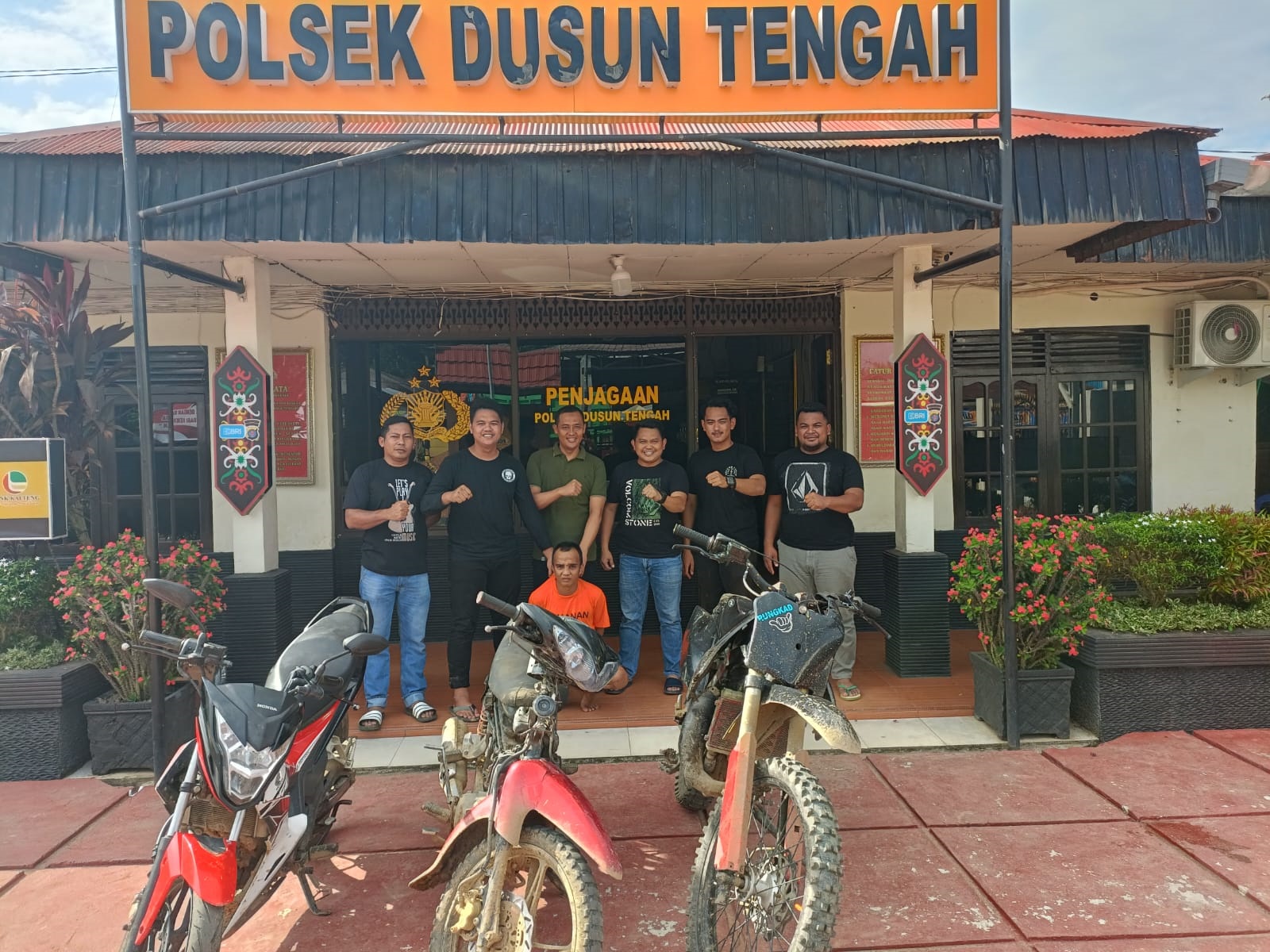 Polsek Dusun Tengah Ringkus Iwan, Spesialis Curanmor