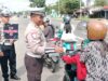 Satlantas Sosialisasikan Penggunaan Helm dan Handphone