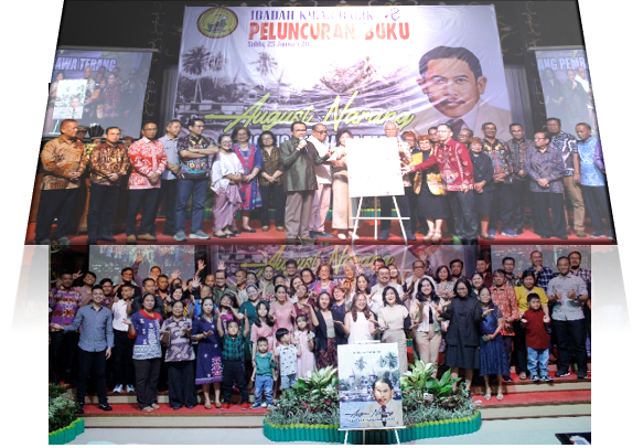 Buku ‘August Narang Pedagang Pembawa Terang’ Diluncurkan