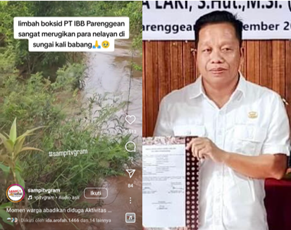 Limbah PT IBB Diduga Cemari Lingkungan 
