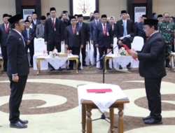 Dikukuhkan, Ilham Nurhidayat Kepala Perwakilan BPKP Kalteng