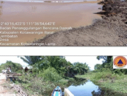 Banjir Terjang Tiga Kecamatan di Kobar, 11 Jembatan Rusak Parah, 3.743 Kepala Keluarga Terdampak 