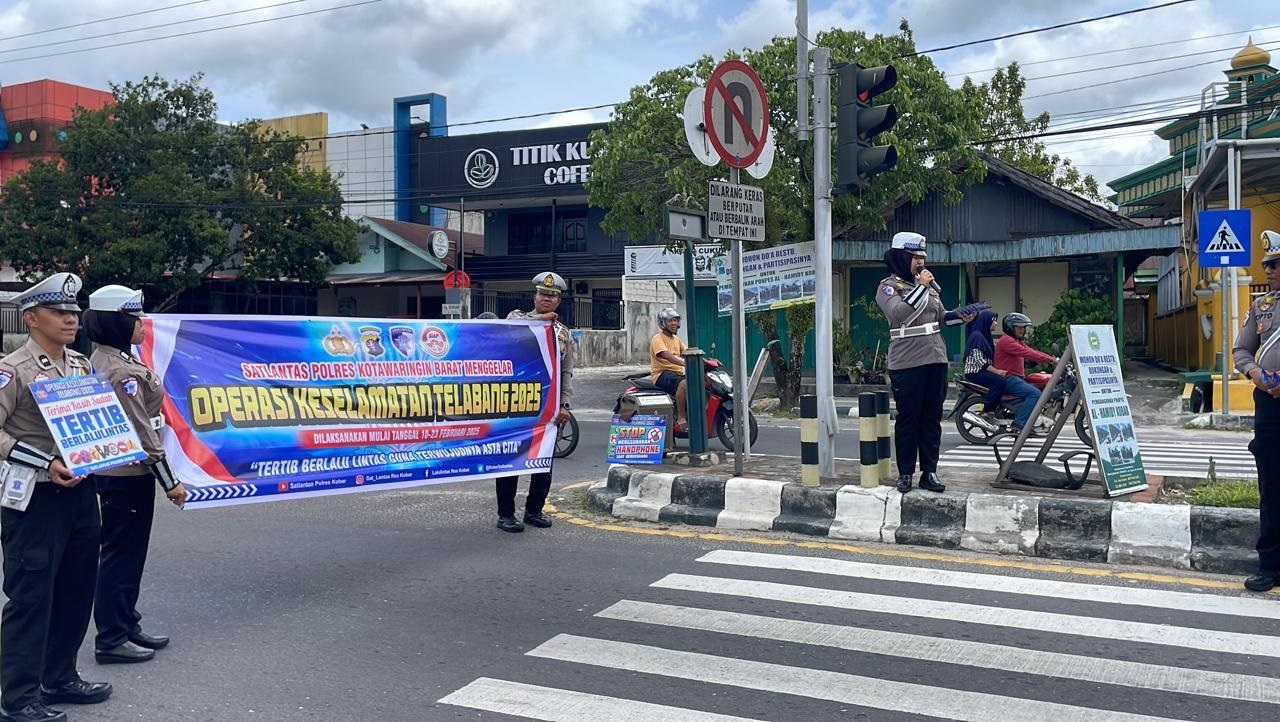 Satlantas Polres Kobar Fokus Edukasi Pengendara