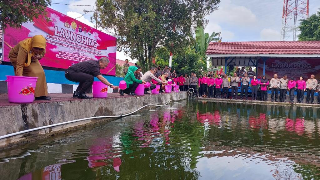 Polda Kalteng Luncurkan Program Pekarangan Lestari