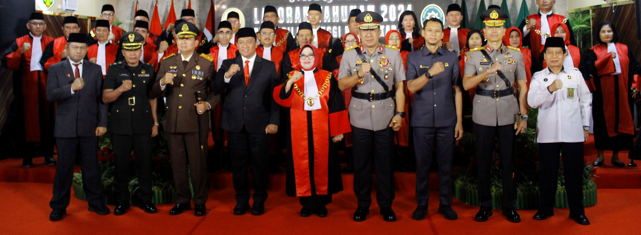 Capaian Kinerja Pengadilan Tinggi Palangka Raya 2024 Lampaui Target