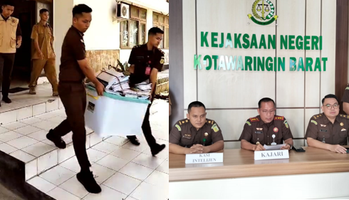 Kejari Kobar Geledah Kantor DPKP