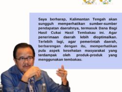 Kalteng Hanya Kebagian Rp136 Ribu DBH Cukai Tembakau