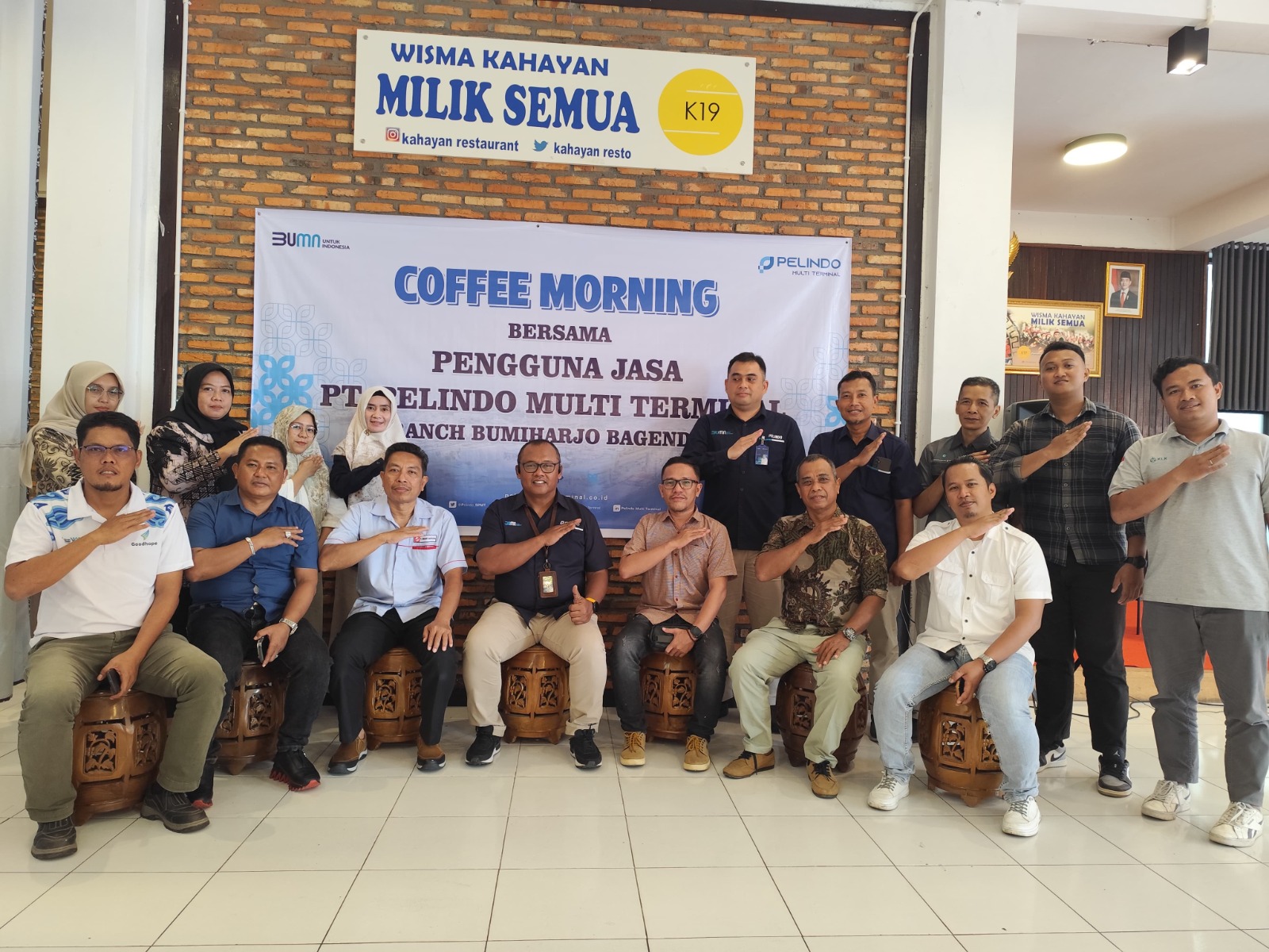Pelindo Multi Terminal Branch Bumiharjo Bagendang Gelar Coffee Morning 