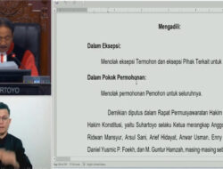 MK Tolak Gugatan Hendra-Budiman, Rizky-Hamid Bupati dan Wabup Lamandau