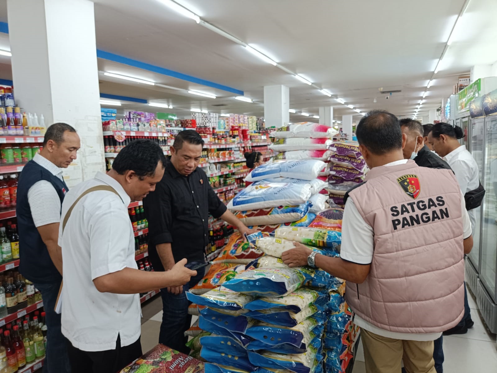 Tim Satgas Pangan Polda Kalteng Sidak Stabilitas Bapok