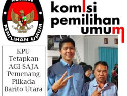 KPU Tetapkan AGI SAJA Pemenang Pilkada Barut