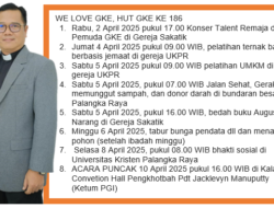 GKE RAYAKAN HUT KE-186 (10 April 1839-10 April 2025)-GKE Gelar Ibadah Akbar dan Aksi Sosial untuk Masyarakat