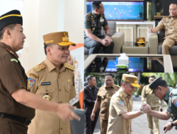 PERKUAT SINERGI-Gubernur dan Wagub Silaturahmi ke Kejati dan Korem 102/Pjg