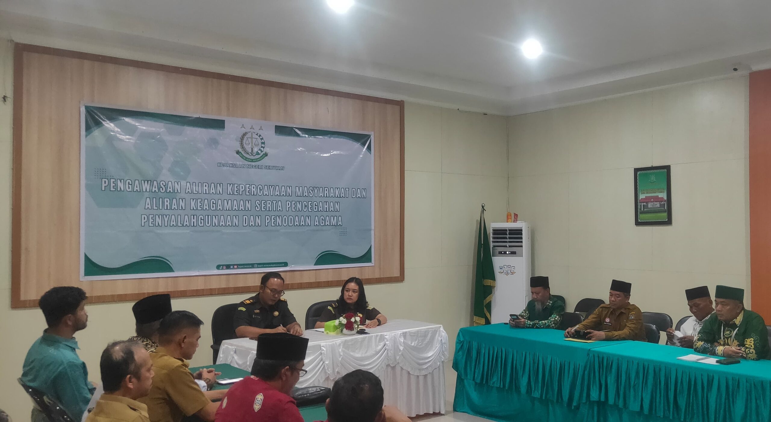 Kejari Seruyan Rapat Tim PAKEM Jelang Hari Raya Keagamaan