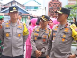 PASTIKAN KESIAPAN PERSONEL-Kapolda Kalteng Cek Pos Pelayanan Pelabuhan Kumai