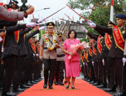 Pedang Pora Sambut Kedatangan Kapolda Kalteng