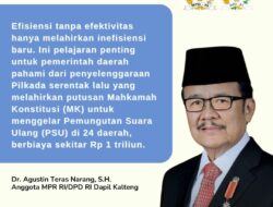 Efisiensi Tanpa Efektivitas Lahirkan Inefisiensi Baru