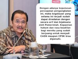 Bersyukur Pengangkatan CASN dan CP3K Dipercepat