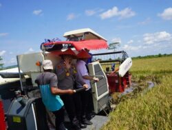 Gubernur Kalteng Agustiar Sabran Sampaikan Langsung Ucapan Terima Kasih Petani kepada Presiden pada Panen Raya Serentak