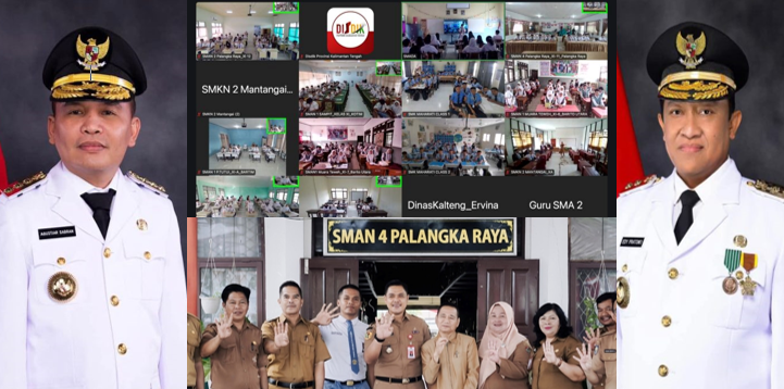 INOVASI INISIASI GUBERNUR KALTENG H AGUSTIAR-Pembelajaran Hybrid Menghubungkan Sekolah Perkotaan dan Pedesaan