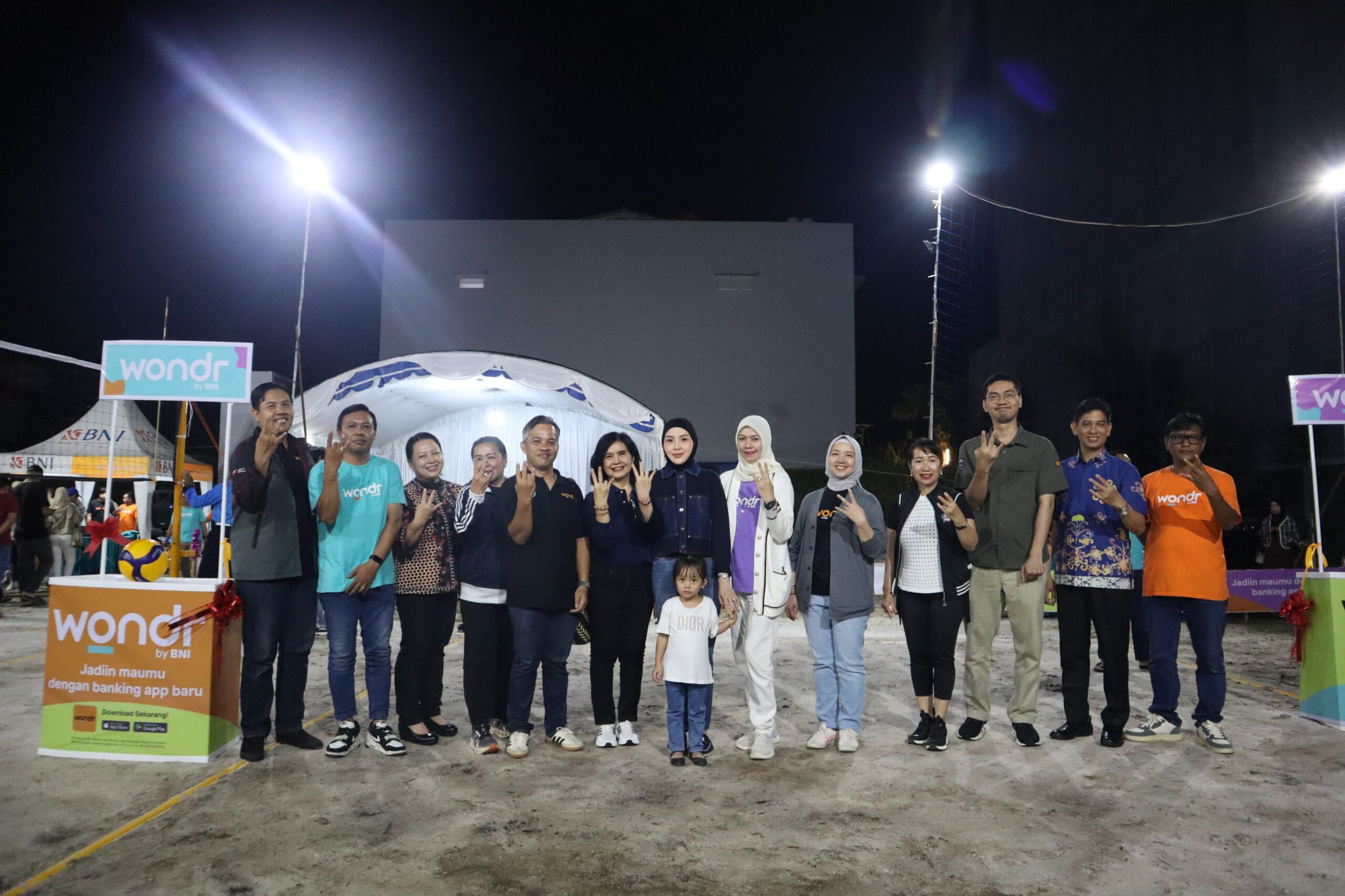 TOURNAMENT VOLLYBALL WONDR BY BNI PALANGKARAYA CUP-Ajang Unjuk Gigi Atlet Muda Voli