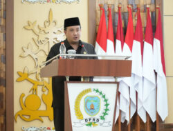 Bupati Rizky Pidato Pertama di DPRD Lamandau 