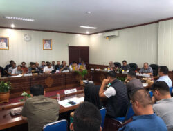 Plt Sekda Pimpin Rakor Percepatan Penanganan Banjir Kalteng
