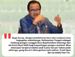 Teras Dorong Percepatan Penambahan Luasan Sawah di Kalteng