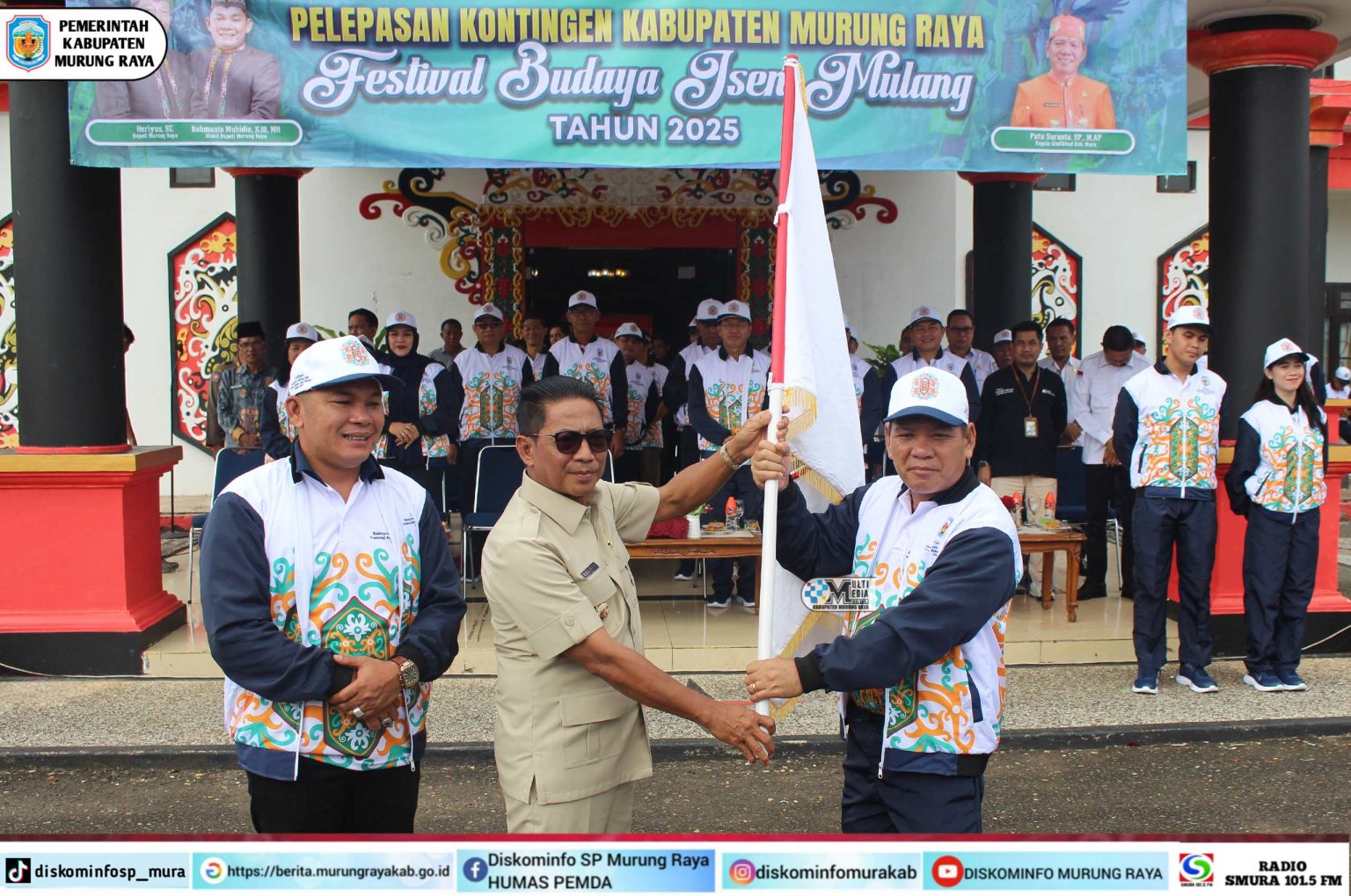 Bupati Mura Heriyus Lepas 248 Peserta ke FBIM 2025