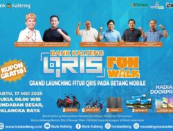 PT Bank Kalteng Gelar FUNWALK & Grand Launching QRIS pada New Betang Mobile
