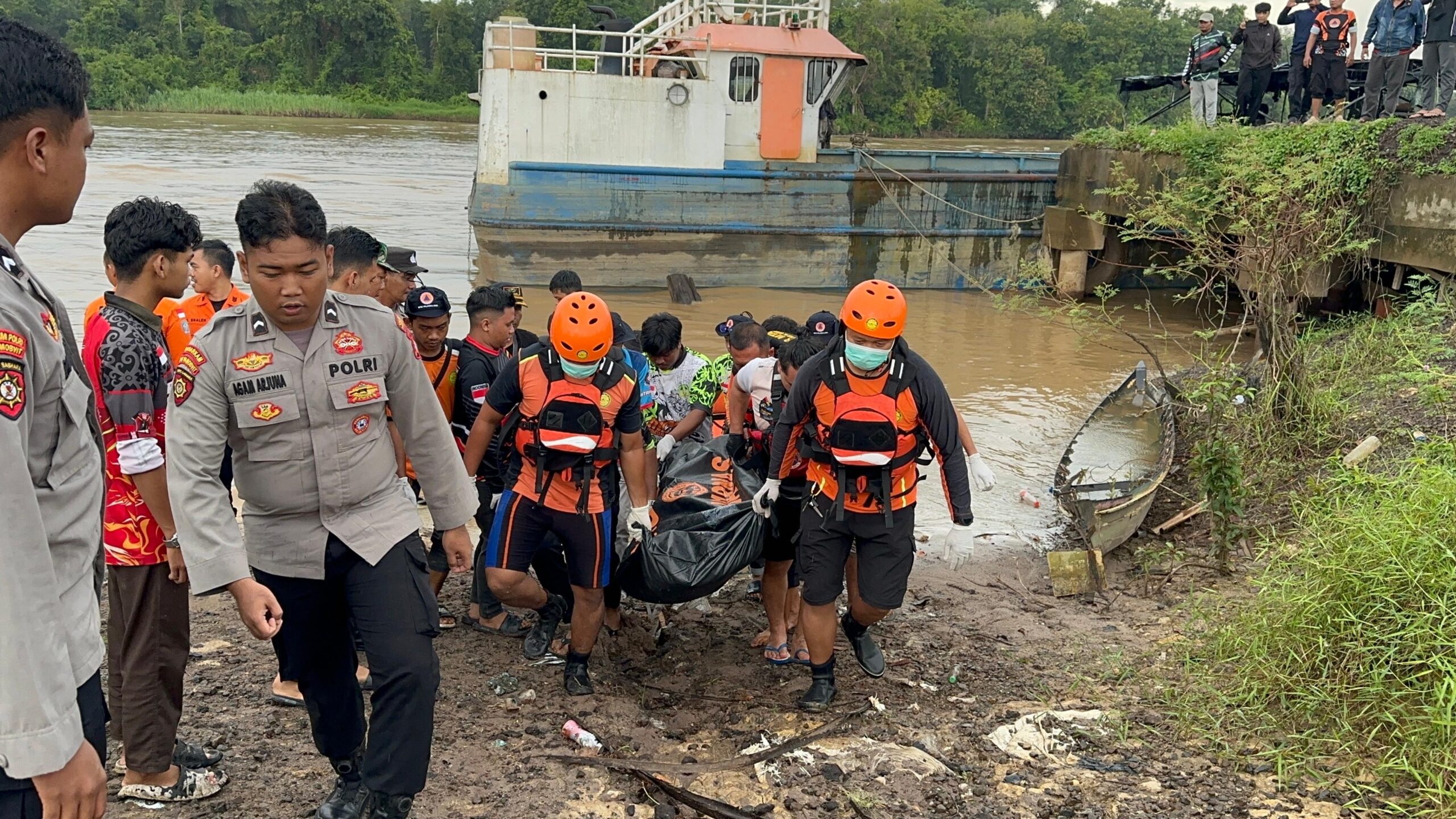 Korban Kelotok Karam Sungai kahayan Ditemukan Tak Bernyawa