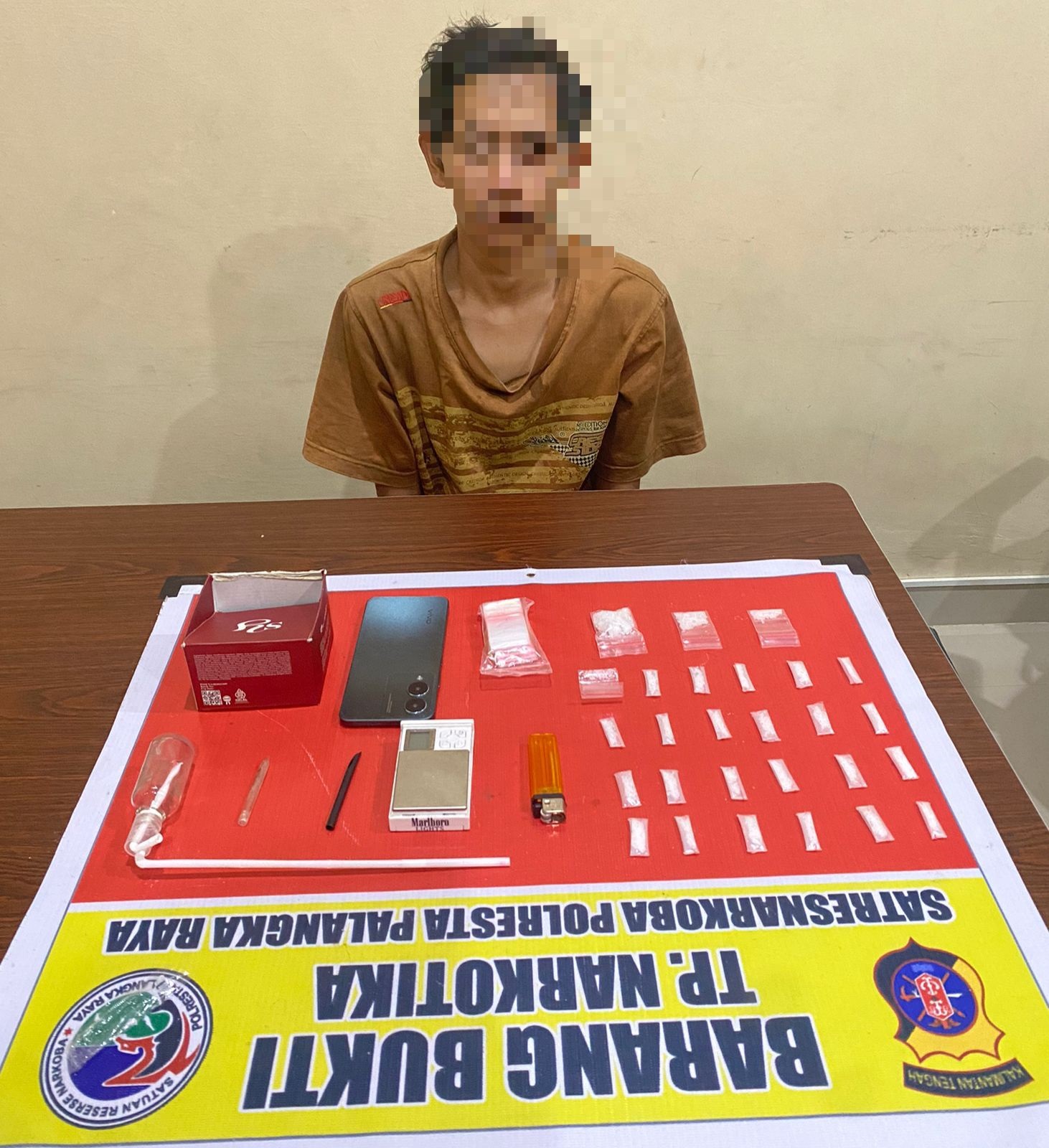 Edarkan Sabu, Pria Ini Ditangkap Polresta Palangka Raya